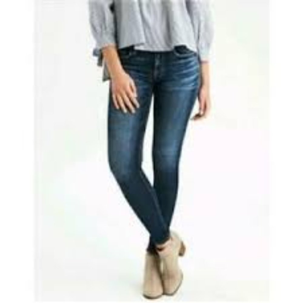 American Eagle Outfitters Dark Blue Skinny Jeans